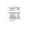 CONTEMPORARY HOME PLANS - HILLSDALE-1524 - 03 FRONT ELEVATION