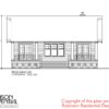 CRAFTSMAN GUEST HOUSE PLAN - GHC-696 - 03 FRONT ELEVATION