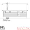 CRAFTSMAN GUEST HOUSE PLAN - GHC-696 - 04 REAR ELEVATION