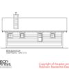 CRAFTSMAN GUEST HOUSE PLANS - GHC-510 - 03 REAR ELEVATION