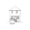 CRAFTSMAN HOME PLANS - WALLACE-1207 - 04 REAR ELEVATIONS