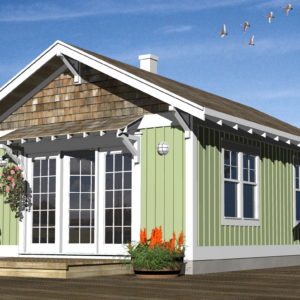 CRAFTSMAN GUEST HOUSE PLANS - GHB