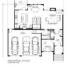 CONTEMPORARY HOME PLANS - SANDFORD-2463 - 01 MAIN FLOOR PLAN