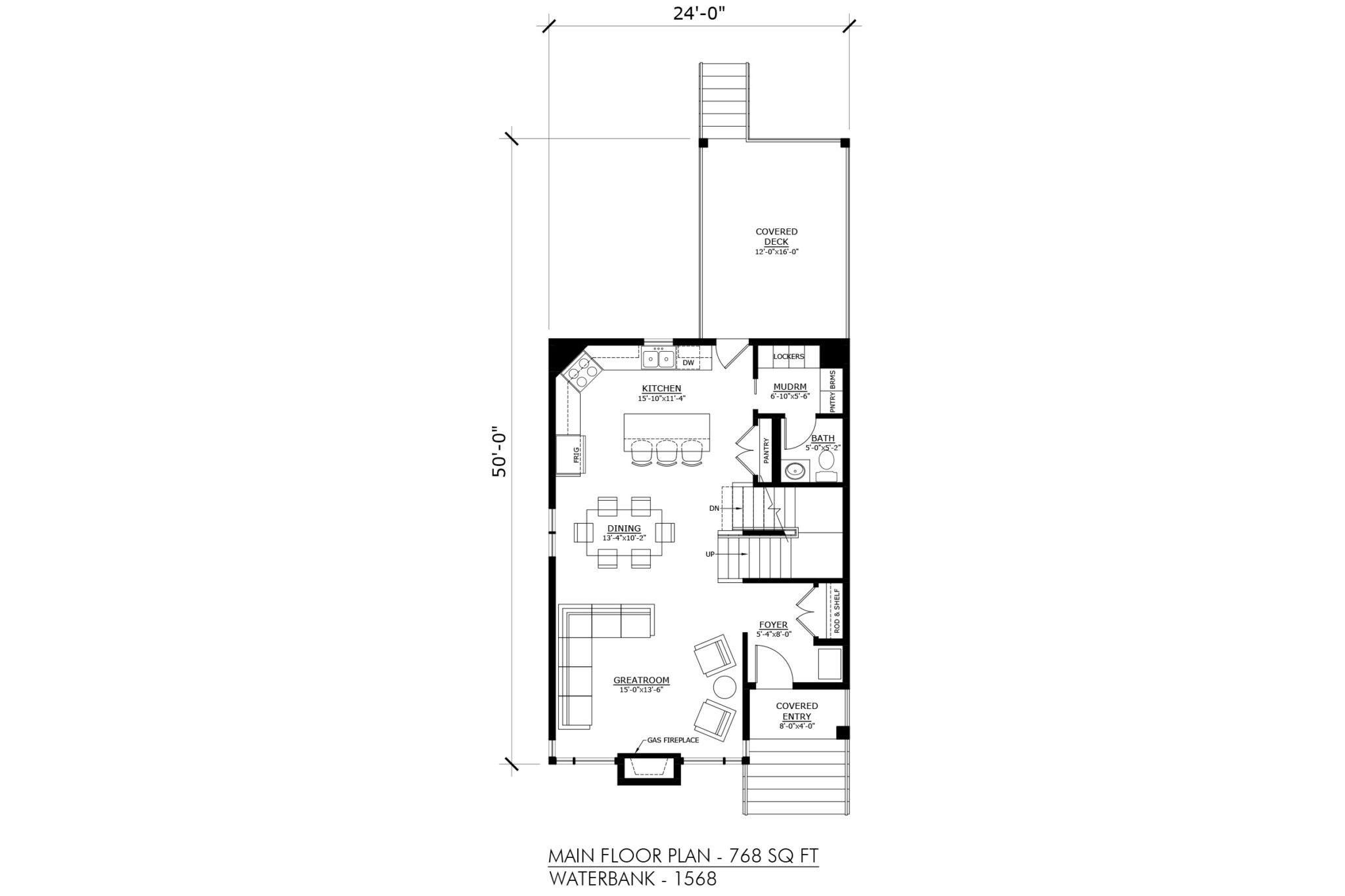 Contemporary Waterbank-1568 - Robinson Plans