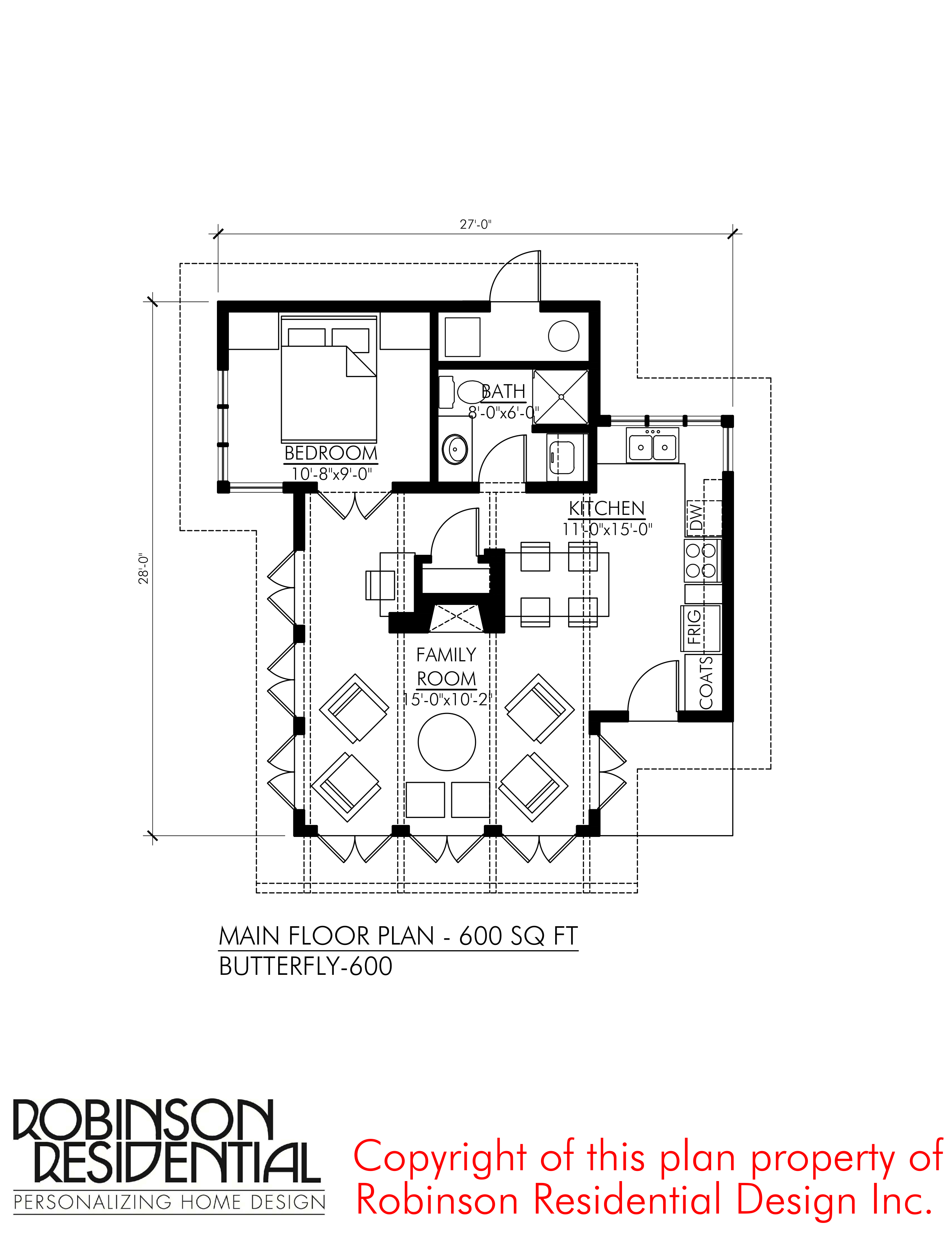 Contemporary Butterfly-600 - Robinson Plans