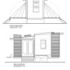 CONTEMPORARY TINY HOUSE PLANS - DRAGONFLY-20 - 02 ELEVATIONS
