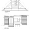 CONTEMPORARY TINY HOUSE PLANS - DRAGONFLY-24 - 02 ELEVATIONS