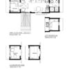CONTEMPORARY TINY HOUSE PLANS - DRAGONFLY-28 - 01 FLOOR PLAN
