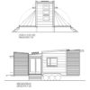 CONTEMPORARY TINY HOUSE PLANS - DRAGONFLY-28 - 02 ELEVATIONS