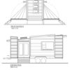 CONTEMPORARY TINY HOUSE PLANS - FIREFLY-24 - 02 ELEVATIONS