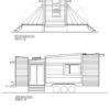 CONTEMPORARY TINY HOUSE PLANS - FIREFLY-28 - 02 ELEVATIONS