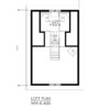 CRAFTSMAN HOME PLANS - WW-K-400 - 02 LOFT FLOOR PLAN