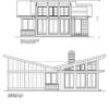 CONTEMPORARY HOME PLANS - BUTTERFLY-884 - 02 EXTERIOR ELEVATIONS