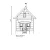 SMALL HOME PLANS - NUNAVUT-697 - 03 FRONT ELEVATION