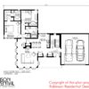 CONTEMPORARY HOME PLANS - BUTTERFLY-1239 - 01 MAIN FLOOR PLAN