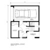 CONTEMPORARY SMALL HOME PLANS - ASHLEY-754 - 01 MAIN FLOOR PLAN