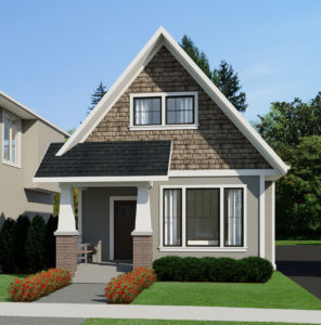 SMALL HOME PLANS - CRAFTSMAN WINDSOR-694