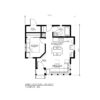 SMALL HOME PLANS - FLORENCE-495 - 01 MAIN FLOOR PLAN