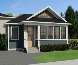 SMALL HOME PLANS - CRAFTSMAN FLORENCE-495