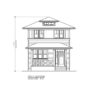 SMALL HOUSE PLANS - ALEXANDER-840 - 03 FRONT ELEVATION