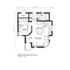 SMALL HOME PLANS - CONTEMPORARY NYHUS-491 - 01 MAIN FLOOR PLAN