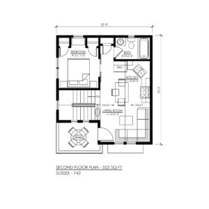 Modern Farmhouse Sussex-742 - Robinson Plans