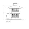 SMALL HOME PLANS - PRAIRIE WILLOW-962 - 03 FRONT ELEVATION