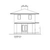 SMALL HOME PLANS - PRAIRIE WILLOW-962 - 04 REAR ELEVATION