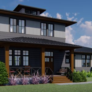 MODERN FARMHOUSE HOME PLANS - SPRINGFIELD-2327 _Front View