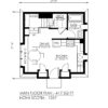 SMALL HOUSE PLANS - NOVA SCOTIA 1057 - MAIN FLOOR PLAN