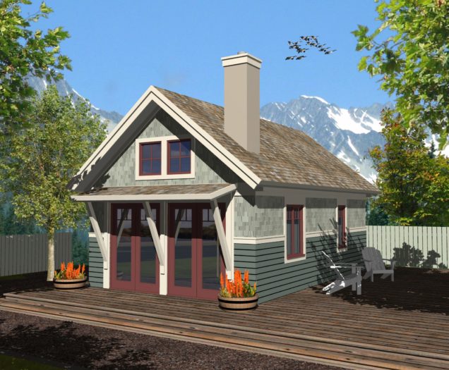 CRAFTSMAN HOME PLANS - GUEST HOUSE