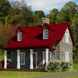 SMALL HOME PLANS - QUEBEC-686