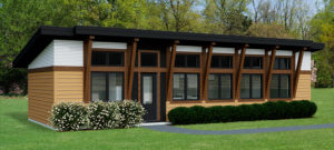 CONTEMPORARY HOME PLANS - CARIBOU-704